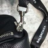 Chic Faux Leather Handbag - Statement Silhouette | Women's Everyday Carry Handbag #742 - alternate angle view (image 8) of designer-inspired handbag
