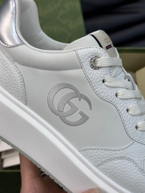 Gucci sneakers detailed view showing premium designer craftsmanship
