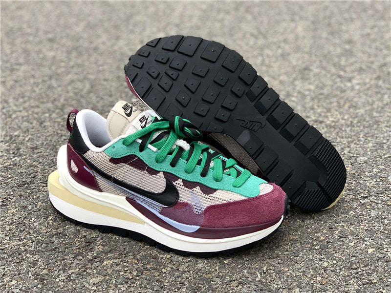 Nike two-tone luxury sneakers view 7 breathable knit upper
