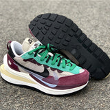 Nike two-tone luxury sneakers view 7 breathable knit upper
