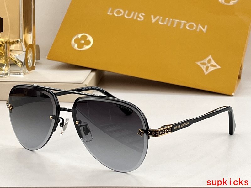 Front view of Louis Vuitton unisex sunglasses