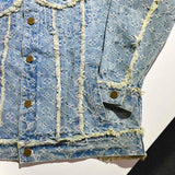 Flat lay presentation of Louis Vuitton luxury clothing with signature branding