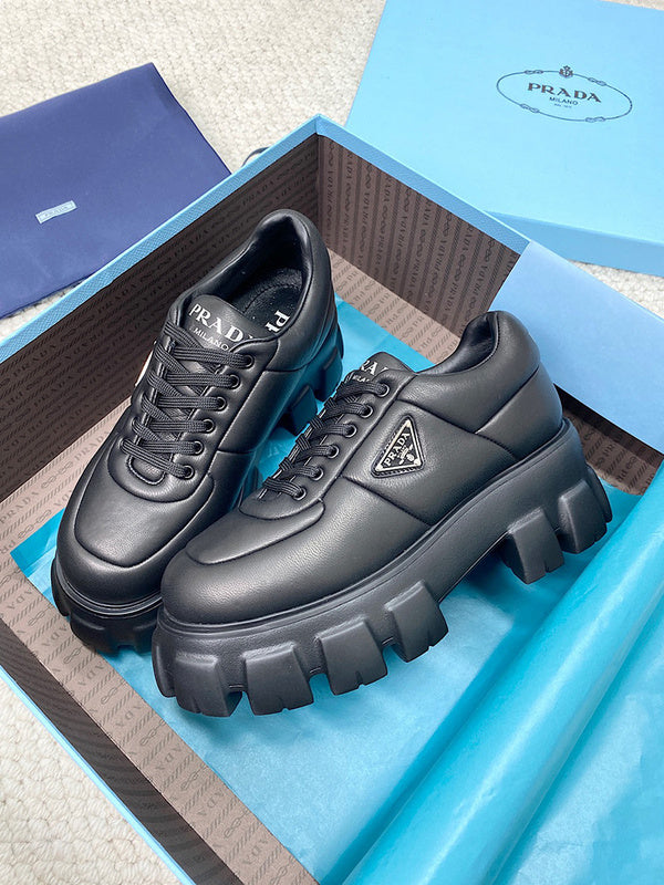 Prada luxury shoes close-up — premium authentic designer style