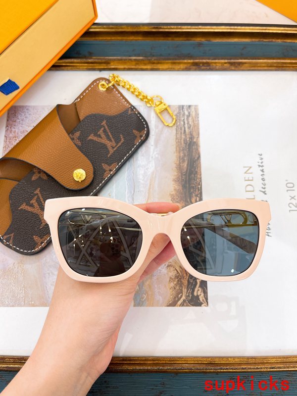 Lifestyle view of Louis Vuitton unisex sunglasses