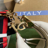Close-up detail of chic premium women's handbag – women's luxury accessory