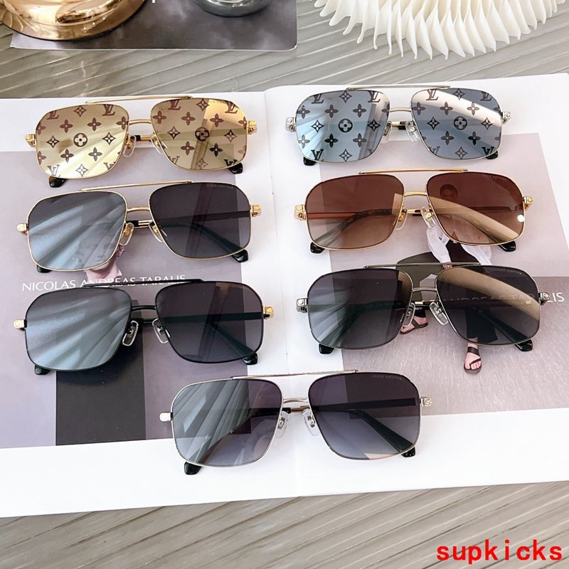 Lifestyle view of Louis Vuitton unisex sunglasses