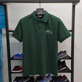 Full styled look of Lacoste luxury clothing with signature branding