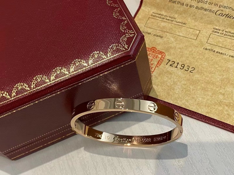 Close-up detail view of Cartier unisex jewelry piece