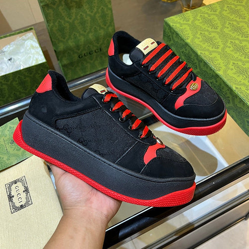 Gucci fresh white-and-black luxury sneakers view 11 minimalist modern build