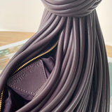 Statement Faux Leather Handbag - Smooth Faux-Leather Exterior | Women's Everyday Carry Handbag #1661 - back view (image 4) of designer-inspired handbag