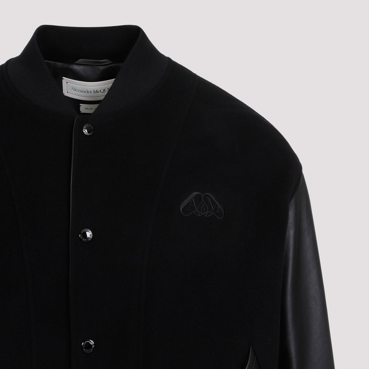 Alexander McQueen Jackets? Alexander Mcqueen Calf Leather Jacket Men Stylish Everyday Designer Outerwear