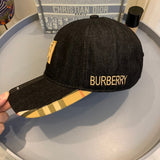 Front view of Burberry unisex cap