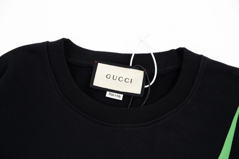 Close-up detail shot of Gucci luxury clothing with tailored silhouette