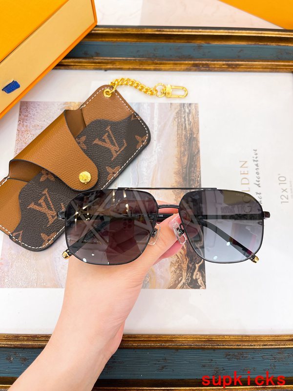 Front view of Louis Vuitton unisex sunglasses