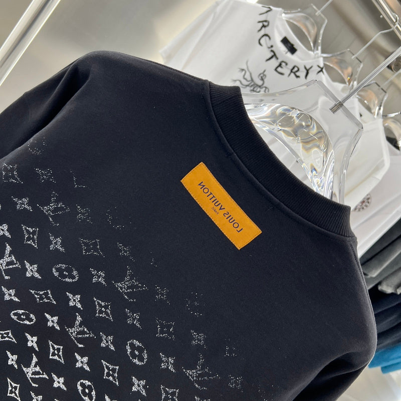 Side profile of Louis Vuitton luxury clothing with contemporary cut