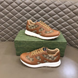 Gucci two-tone luxury sneakers view 8 sleek tonal finish