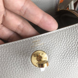  satchel close-up of hardware and finish