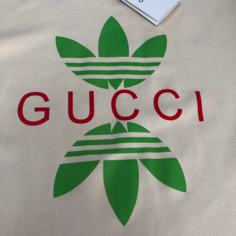 Full styled look of Gucci luxury clothing with relaxed-fit cut
