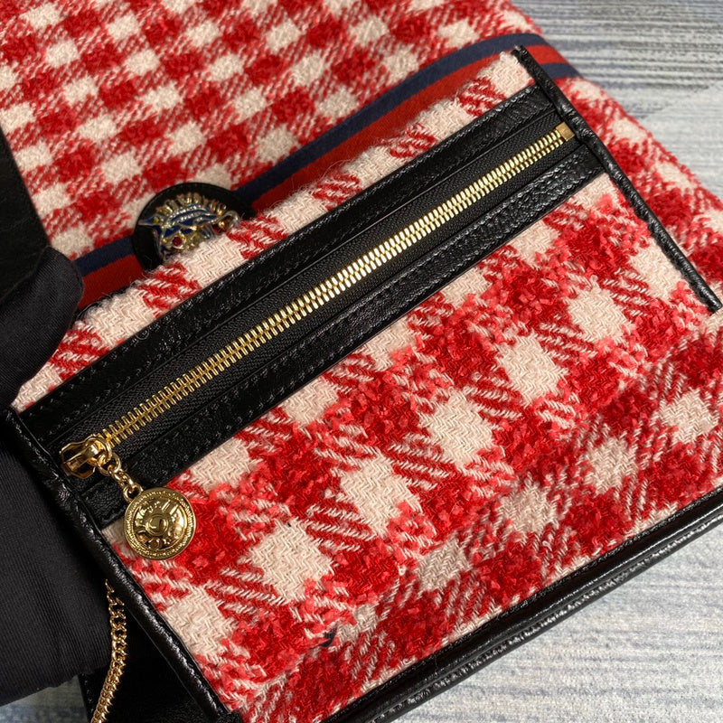 Back view of elevated polished women's handbag – women's designer-style accessory
