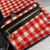 Back view of elevated polished women's handbag – women's designer-style accessory