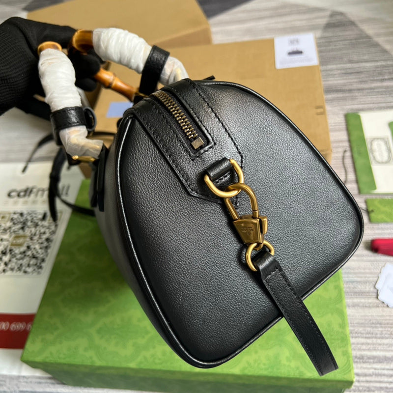 Top view of chic sleek women's handbag – women's luxury handbag