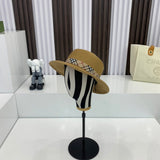 Close-up detail view of Burberry unisex cap