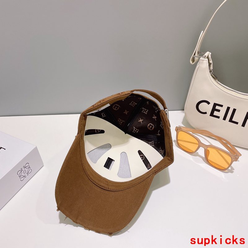 Side view of Louis Vuitton unisex cap
