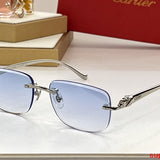 Angled view of Cartier unisex sunglasses
