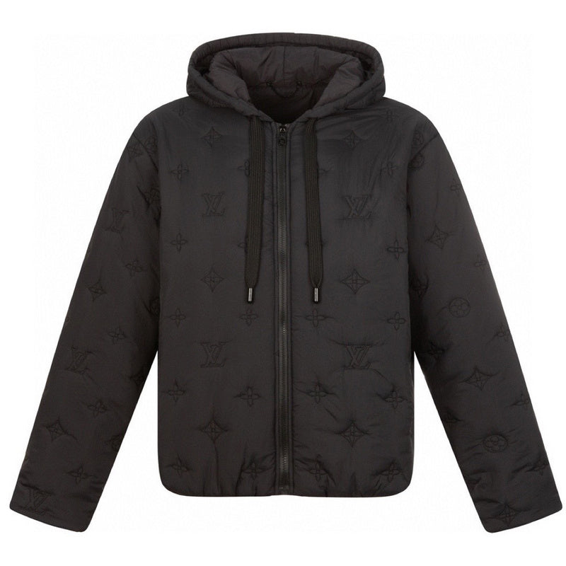 Front view of Louis Vuitton luxury clothing with everyday silhouette