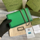 Close-up detail of classic sleek women's handbag – women's statement bag