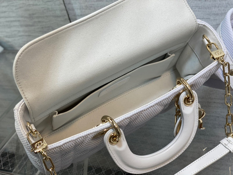 Top view of premium chic women's handbag – women's statement bag