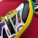 Gucci stone beige luxury sneakers view 6 bold athletic profile