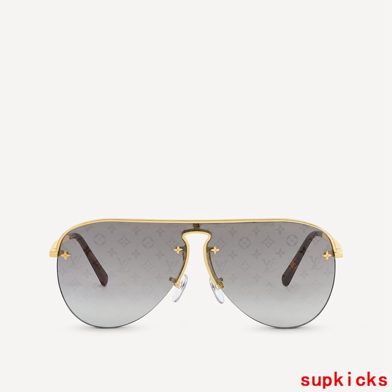 Side view of Louis Vuitton unisex sunglasses