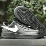 Nike fresh white-and-black luxury sneakers view 7 signature lace-up style