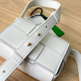 Sleek Faux Leather Handbag - Statement Silhouette | Women's Statement Accessory #1665 - back view (image 4) of designer-inspired handbag