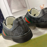 Gucci muted earth tones luxury sneakers view 4 heritage-inspired look