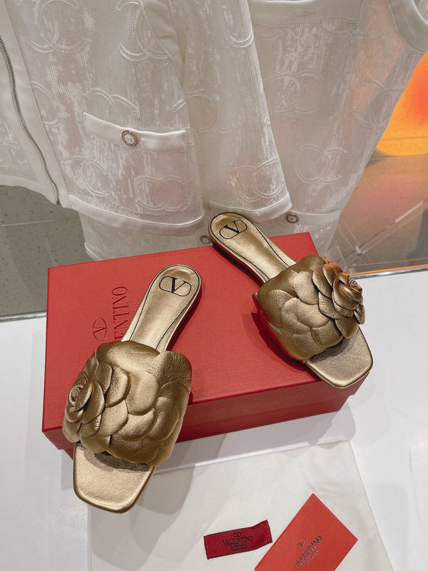Valentino Garavani luxury shoes detail shot