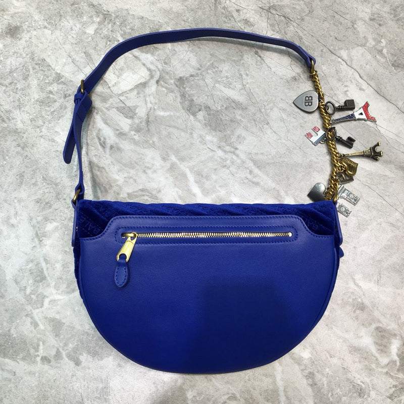 Chic Faux Leather Handbag - Premium Craftsmanship Detailing | Women's Designer-Inspired Purse #735 - styled full view (image 7) of designer-inspired handbag