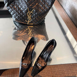 Saint Laurent designer shoes full view