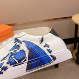 Hermes shoes Style 188 - top view showing design