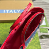 Side profile of sleek chic women's handbag – women's luxury handbag