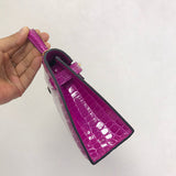 Close-up detail of fluid bag design