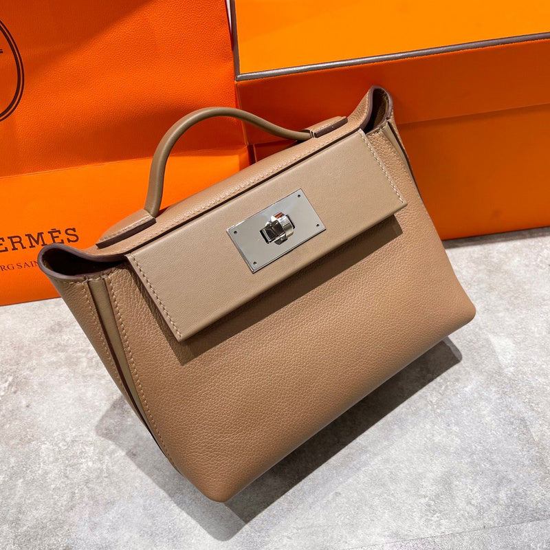 Close-up detail of poised bag design