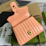 Back view of chic refined women's handbag – women's statement bag