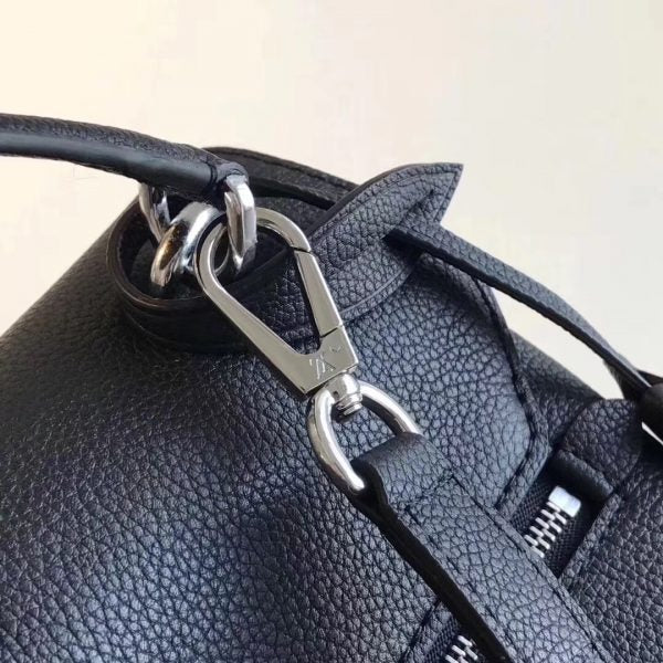 Back view of chic modern women's handbag – women's designer-style accessory
