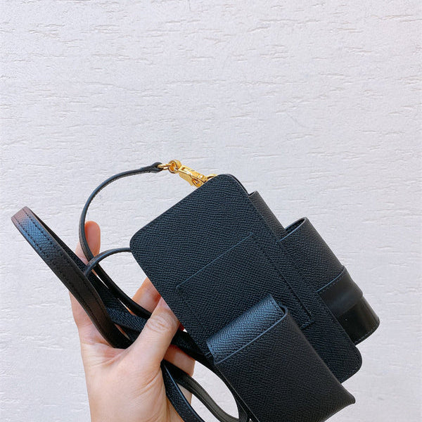 Close-up detail of balanced bag design