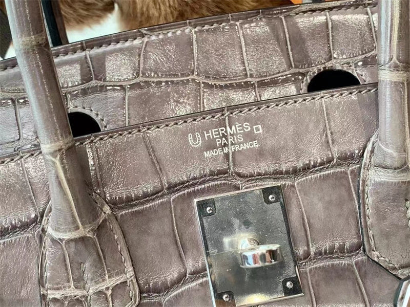 Close-up detail of classic bag design