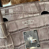 Close-up detail of classic bag design