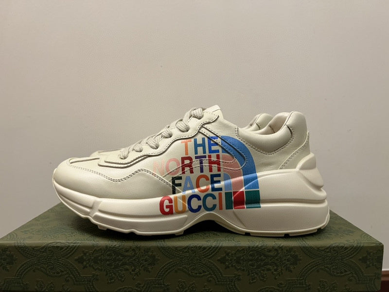 Gucci muted earth tones luxury sneakers view 6 low-top design