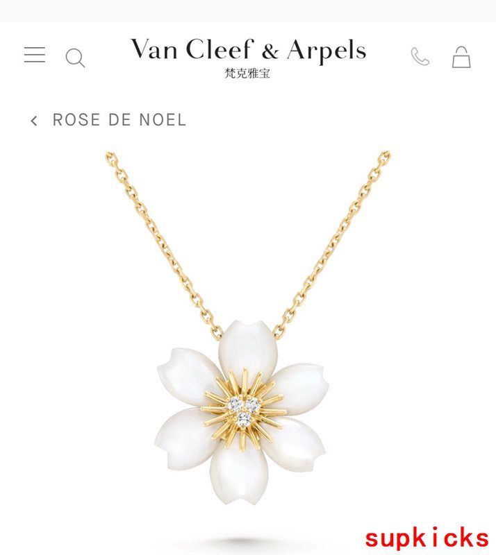 Close-up detail view of Van Cleef & Arpels unisex jewelry piece